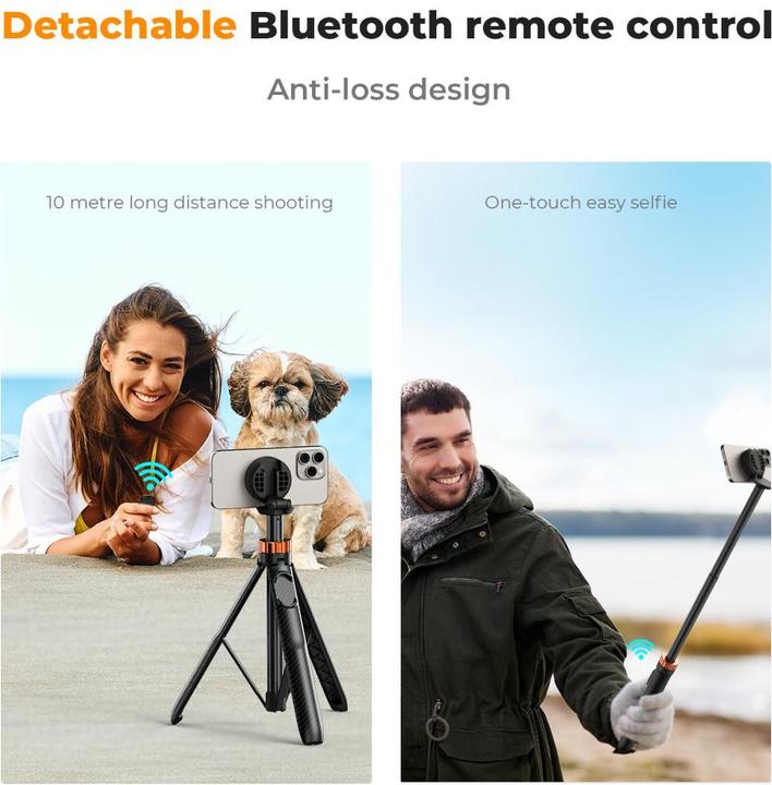 Actual product image K&F Concept Selfie Ms19 tripod with MagSafe mount (Plastic)
