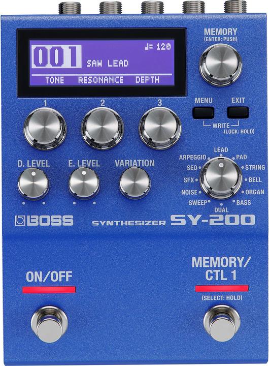 Actual product image BOSS (Electronics) SY-200 synthesizer compact pedal (Bass, Guitar)