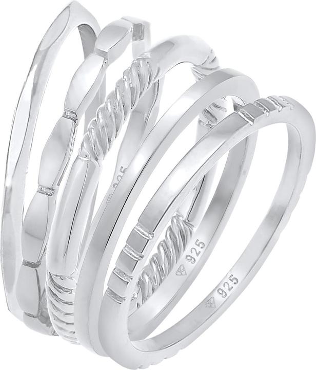 Produktbild Elli Organic, Ring Set, Twisted (52, 925 Silber)