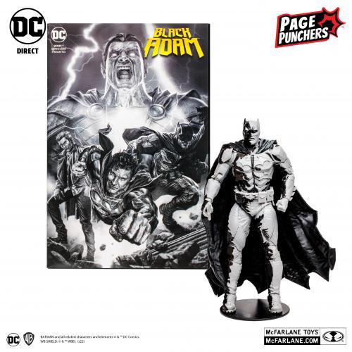 Actual product image McFarlane AF DC Multiverse Page Punchers Batman Line Art VRT 17cm