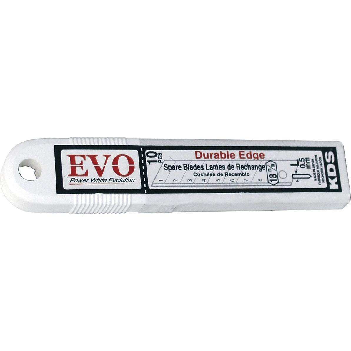 KDS, Cutter, knivblad 18mm EVO 10stk. - 1878017 (Ersatzklinge)