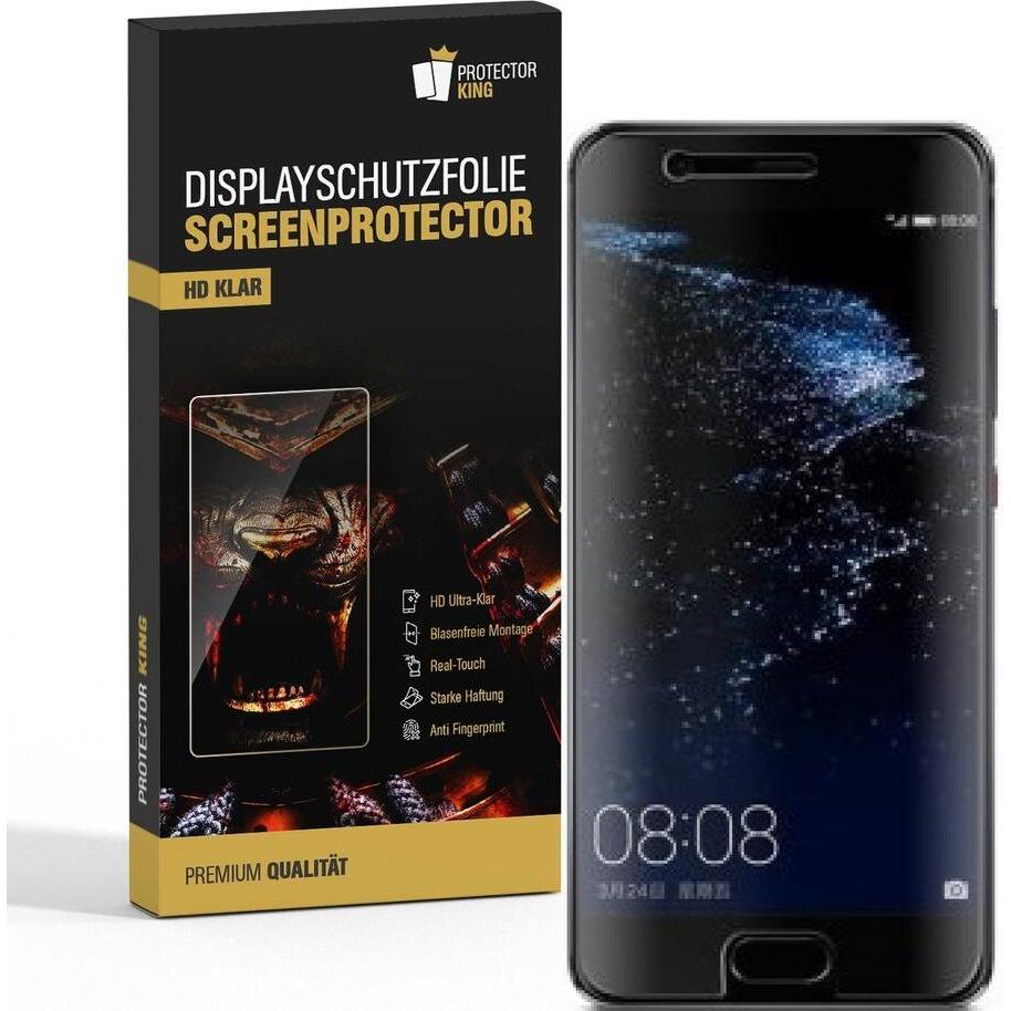 Protectorking 6x Premium Displayschutzfolie 3D KLAR (6 Stück, Huawei P10 Plus), Smartphone Schutzfolie, Transparent