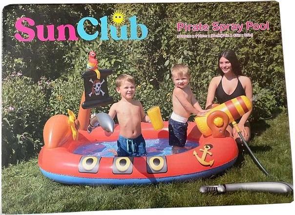 Produktbild SunClub Piraten Pool mit Sprinkler