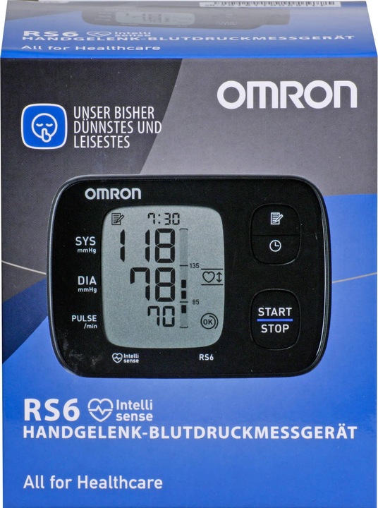 Omron RS6 Wrist blood pressure monitor, 1 pc. Blood pressure monitor
