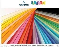 Image du produit Canson Colorline 25 feuilles (220 g/m², 25x)