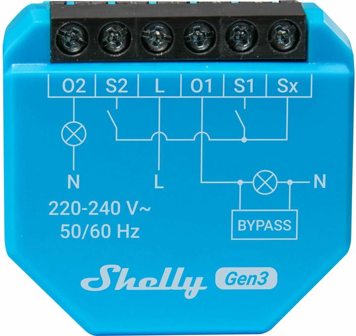 Image du produit Shelly 2L Gen3 (Actionneur de commutation)