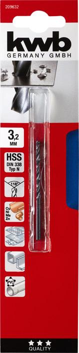 Actual product image kwb Twist drill (3.2 mm)