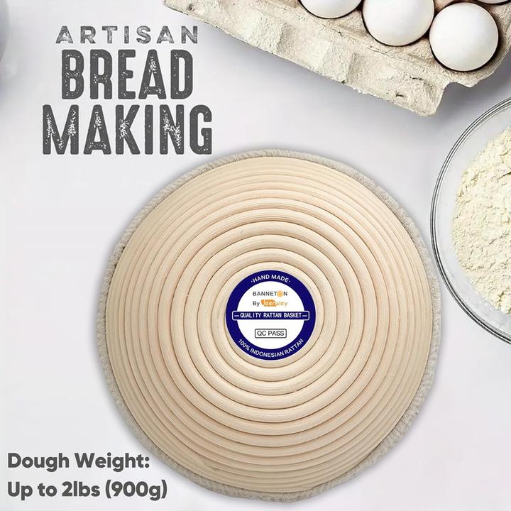 Actual product image Banneton By Jeensley Sourdough starter set