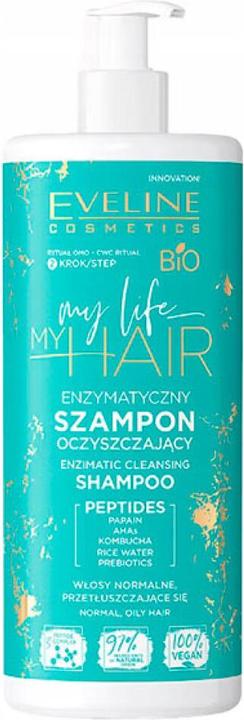 Actual product image Eveline My Life My Hair Enzyme Cleansing Shampoo 400ml (400 ml, Liquid shampoo)