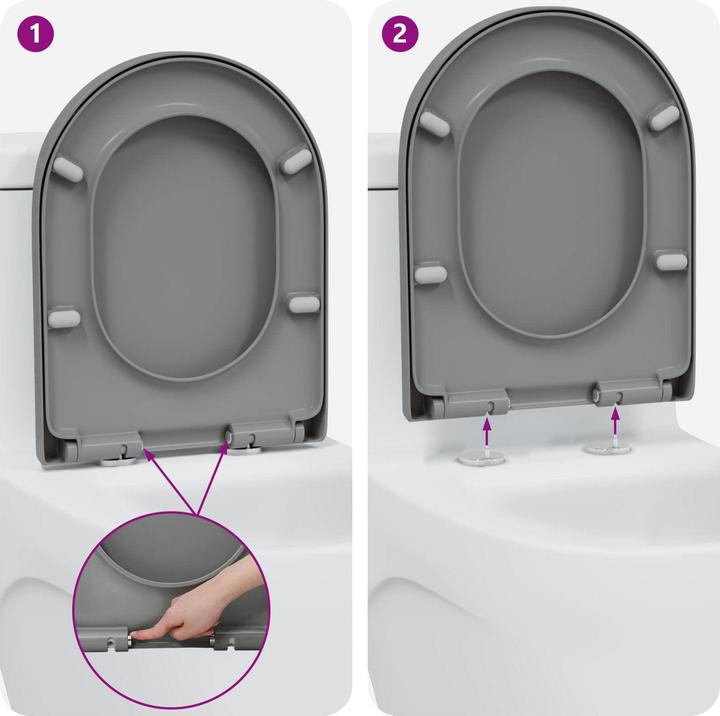 Produktbild vidaXL Toilettensitz