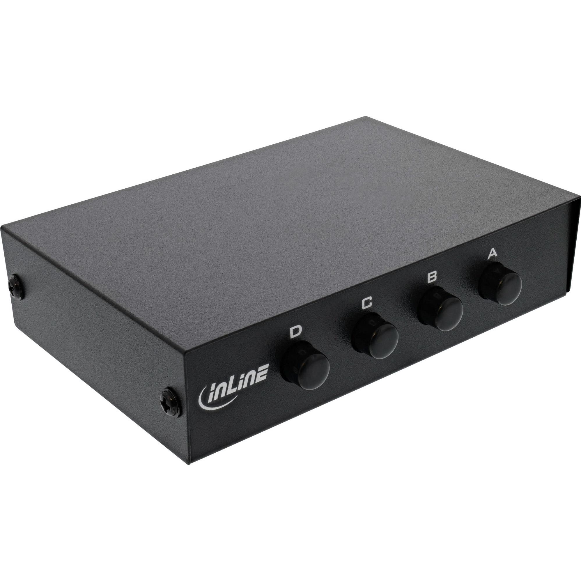 InLine RJ45-Switch (5 Ports), Netzwerk Switch, Schwarz