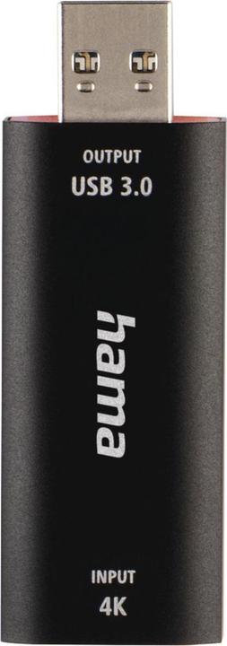 Actual product image Hama Video recording stick, USB plug - HDMI™ socket, 4K (Mac, PC)