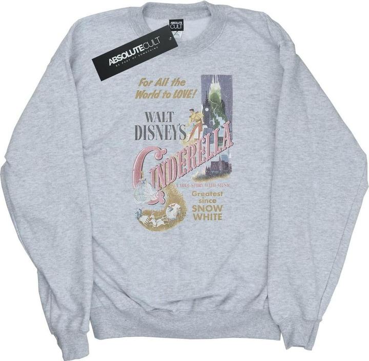 Actual product image Cinderella Womens/Ladies Poster Sweatshirt (S)