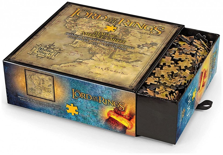 Actual product image GED Puzzle Lord of the Rings : Terra di Mezzo 1000 Pezzi (1000 pieces)