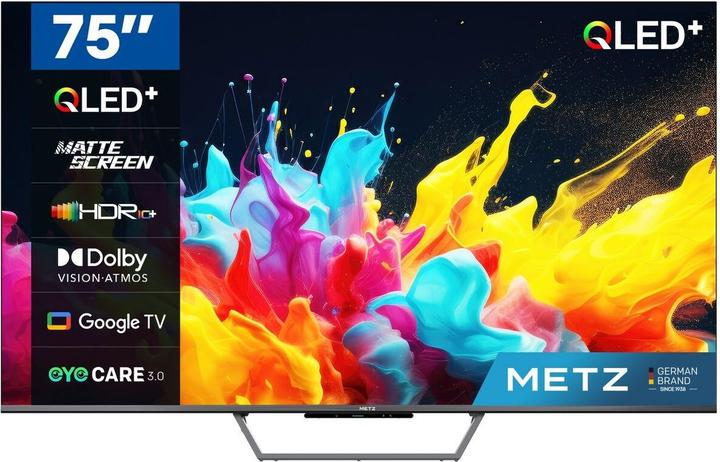 Actual product image Metz 75MQE7600Z 75" QLED 4K Ultra HD TV (75", QLED, 4K)