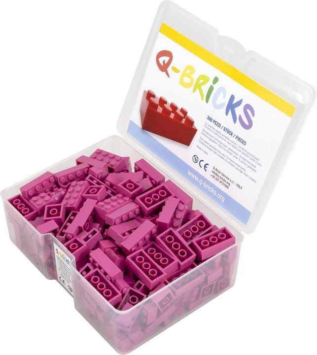 Q-Bricks Blocs de construction Unicolor Magenta