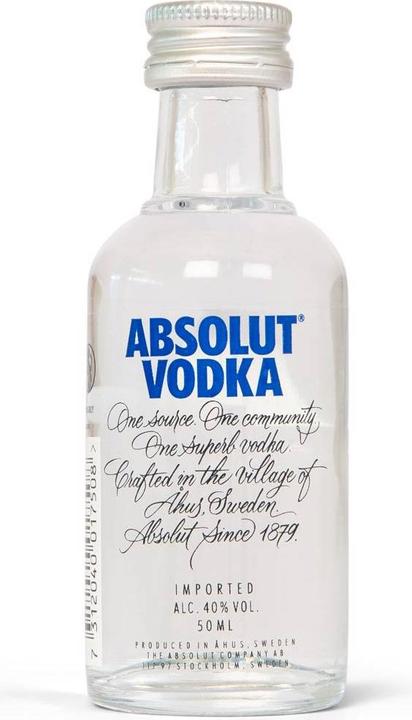 Actual product image Absolut Vodka (1 x 5 cl)