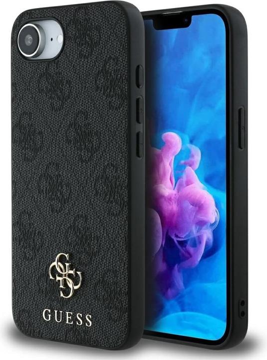 Actual product image Guess HC PU 4G Small 4G Classic Case für Apple iPhone SE (2024) - black