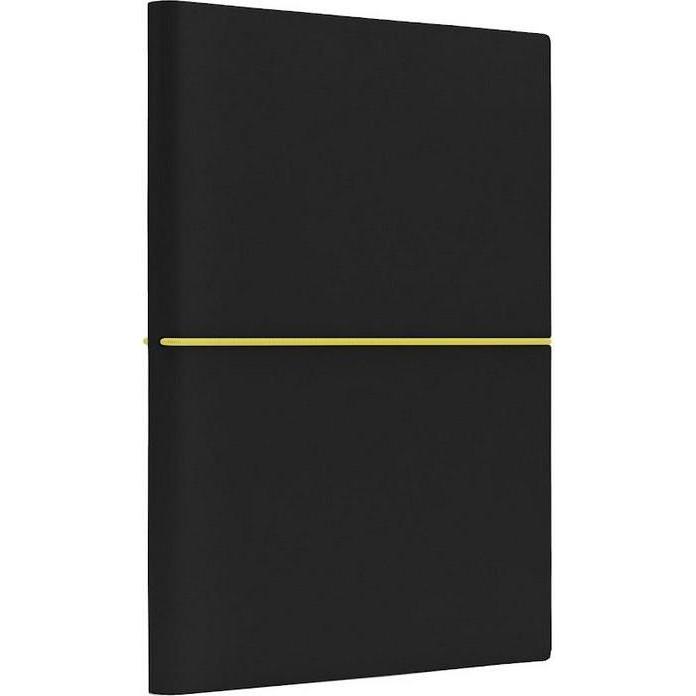 Like U, Notitieboekje + schrijfblok, B6 Fun S juoda/citrinų linija (B6, Speciale groeven, Softcover)