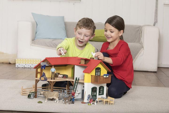 Actual product image Schleich Farmhouse with stable and animals