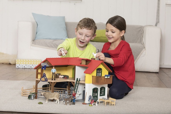Image du produit Schleich Ferme avec étable et animaux