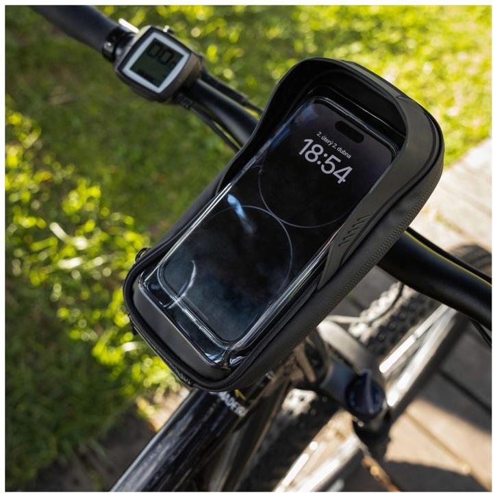 Produktbild Fixed Fest installierte FIXBIB2-BK | Fahrradkoffer | Schwarz | Für alle Arten von Telefonen bis zu 6 8 Zol