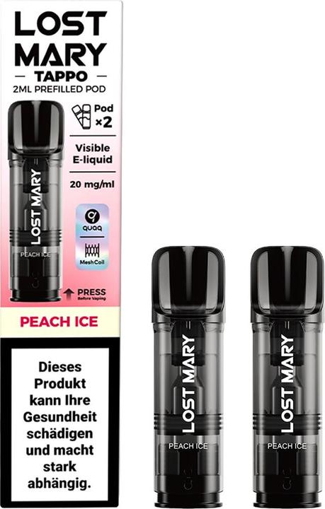 Immagine prodotto Lost Mary Tappo - Cialde da 2ml, Pesca ICE (Pesca)