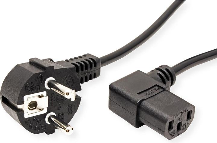 Produktbild Value Netzkabel, abgewinkelte IEC-Buchse 1,8m (1.80 m)