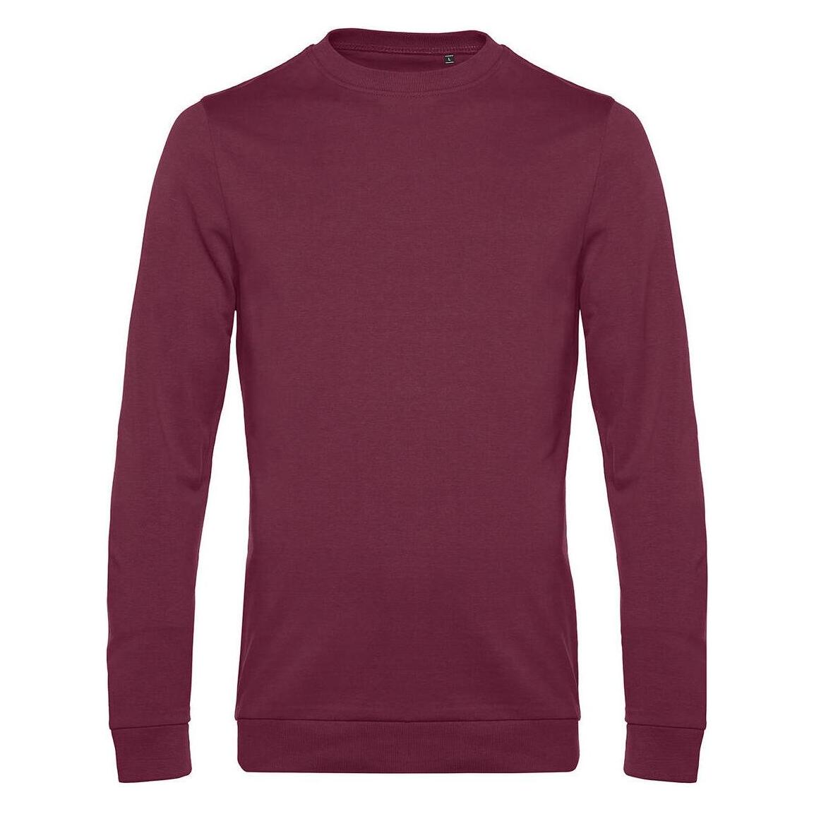 B&C, Unisex, Pullover, Sweatshirt Aus Französischem Terry, Rot, (S)