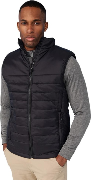 Actual product image Henbury Unisex Adult Pongee Padded Gilet (3XL)