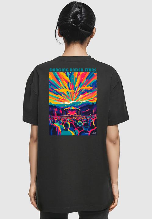 Produktbild Merchcode Ladies Dance Under Stars Oversized Tee - 170049 (5XL)