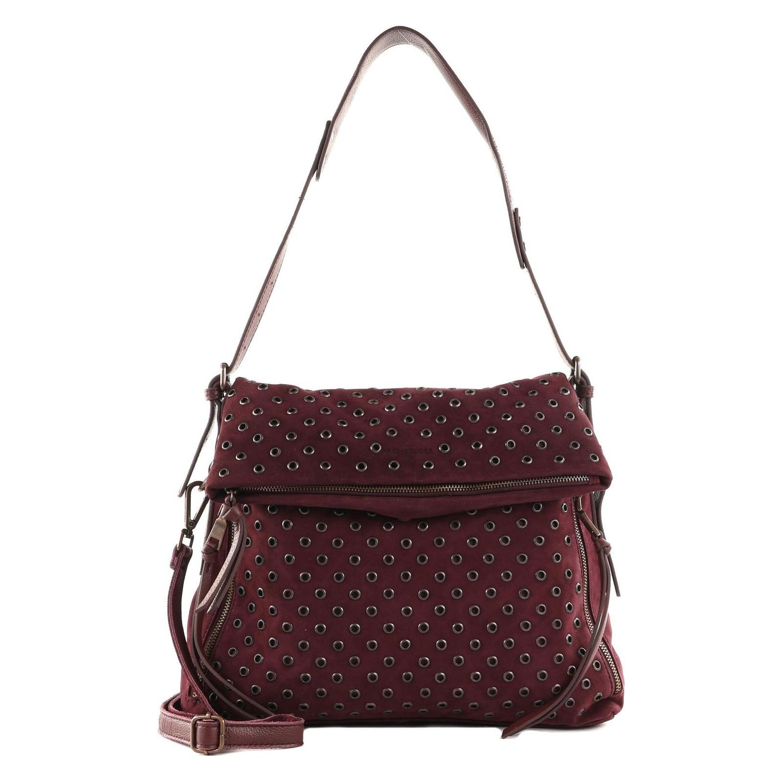 FredsBruder, Damen, Handtasche, Hey You Rock Hobo Bag, Rot