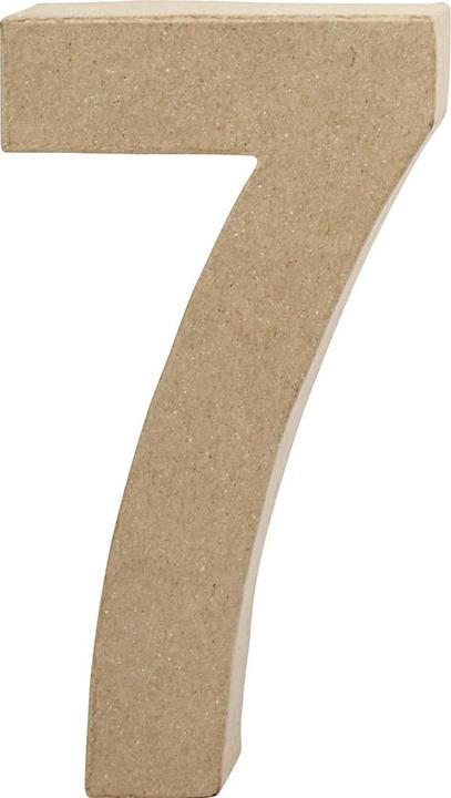 Actual product image Creativ Company Cardboard numbers 7 large
