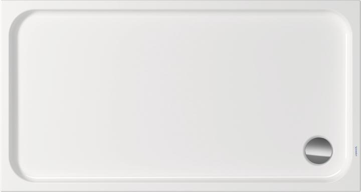 Actual product image Duravit Rectangular shower tray D-CODE white 1500x800x85mm (150 cm, 80 cm)