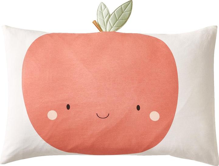 Vertbaudet Taie d'oreiller bébé "Pomme" Oeko-Tex (40 x 60 cm, 40 x 60 cm)