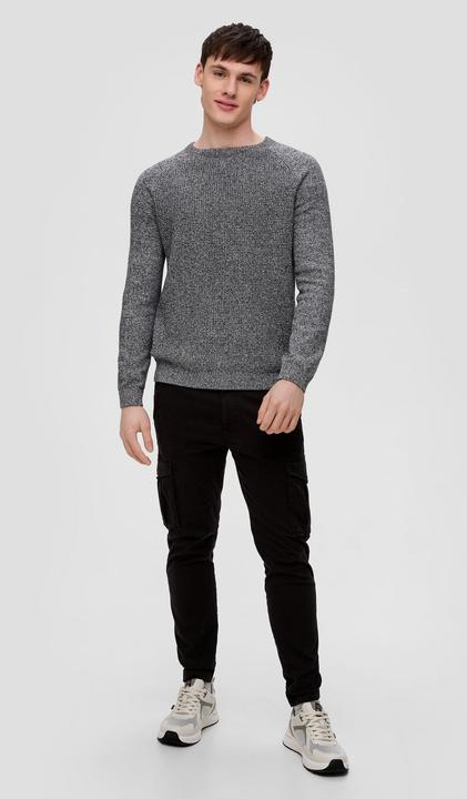 Produktbild s.Oliver Strickpullover Strickpullover mit Raglanärmeln (XL)