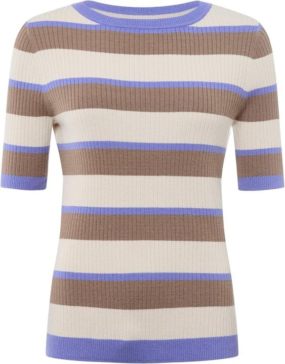 Actual product image BRAX Lynn Short Merino Viscose Rib Pullover (34)