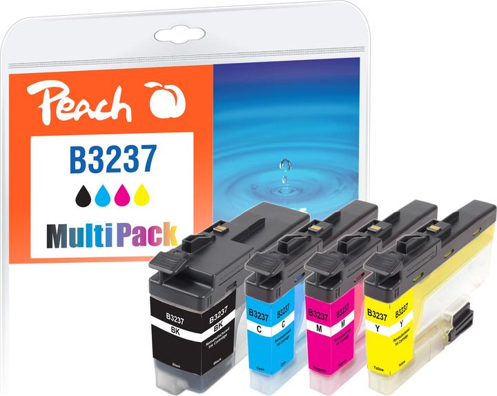 Actual product image Peach Toner set Brother 3239XL MultiPack BK/C/M/Y (M, C, Y, FC)