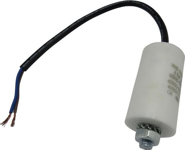 Produktbild RND Components Motorkondensator 50... 60Hz M8 25uF 450V Kabel