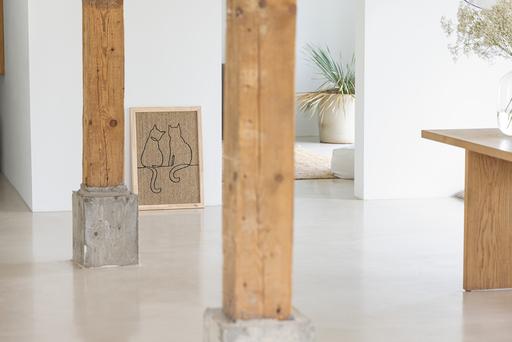 Actual product image Designed by Lotte Scratching board (70 cm, Brown)