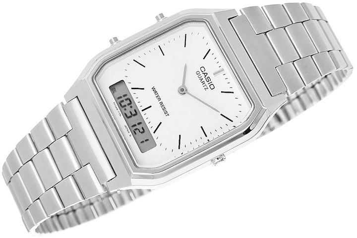 Actual product image Casio Vintage Aq-230a (Analogue wristwatch, Digital watch, 27.80 mm)