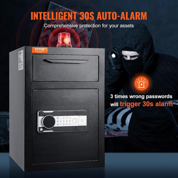Actual product image Vevor Depository Safe with Drop Slot and Electronic Keypad