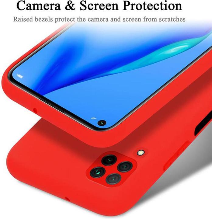 Produktbild Cadorabo TPU Liquid Silicone Case Cover (Huawei Nova 7i, Huawei Nova 6 SE, Huawei P40 Lite)