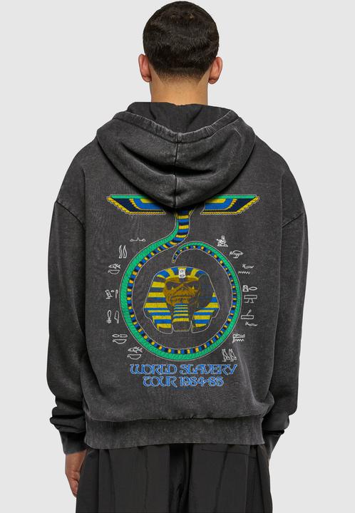 Produktbild Merchcode Powerslave - World Slavery Tour Acid Washed Oversize Hoody - 190089 (XL)