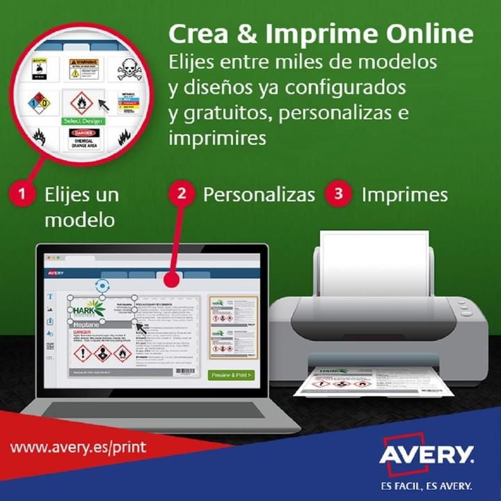 Produktbild Avery Wetterfeste Folien-Etiketten