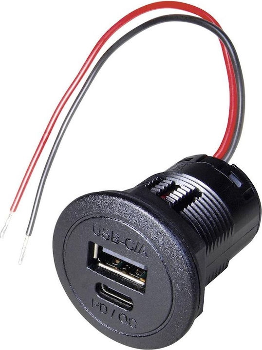 Produktbild ProCar Power USB-C/A Doppelsteckdose