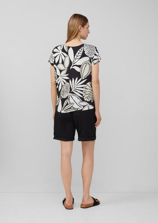 Produktbild S.Oliver T-Shirt Elastisches T-Shirt aus Viskosestretch im Relaxed Fit (44)