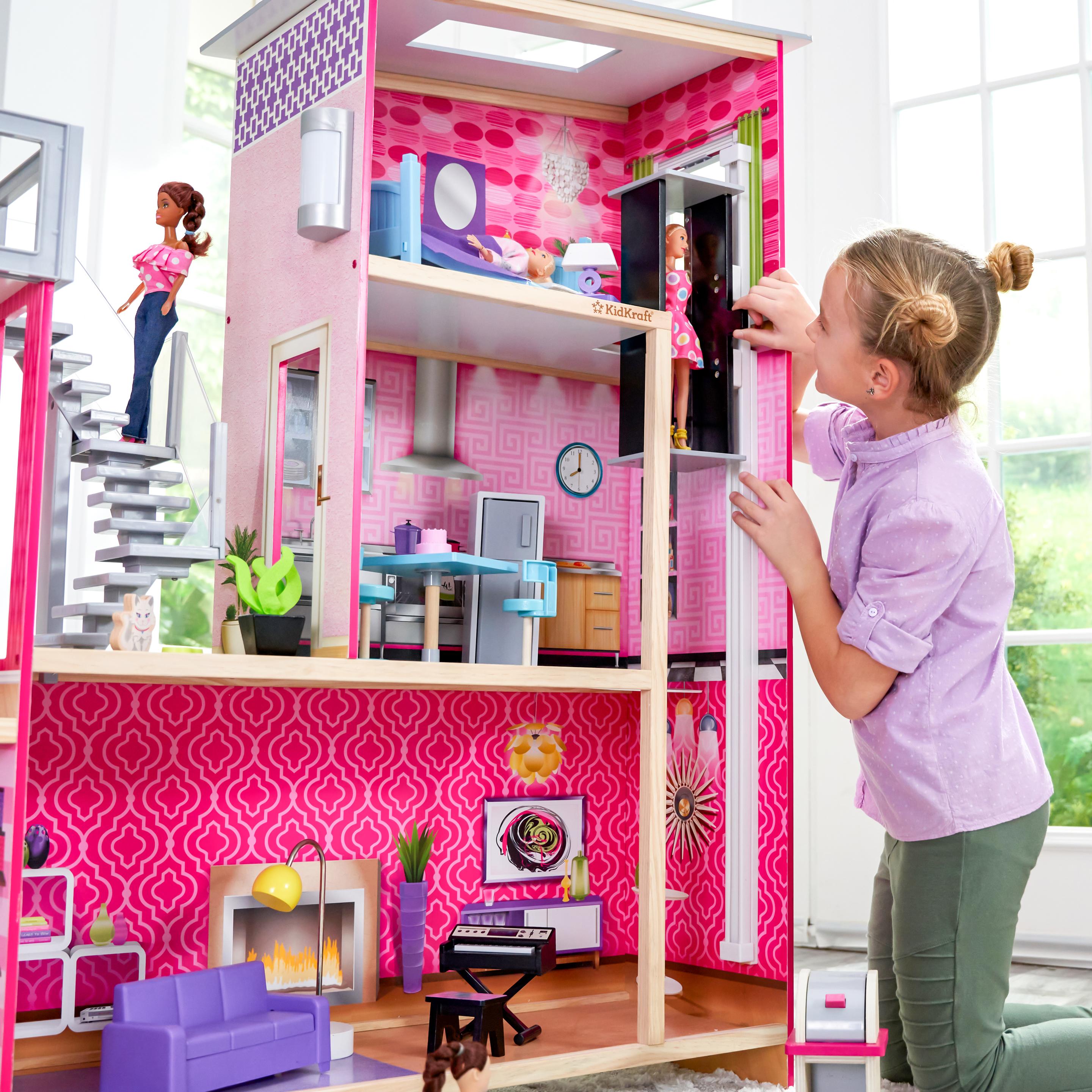 Doll House Kidkraft Puppenhaus Barbie KidKraft Uptown Buy At Galaxus