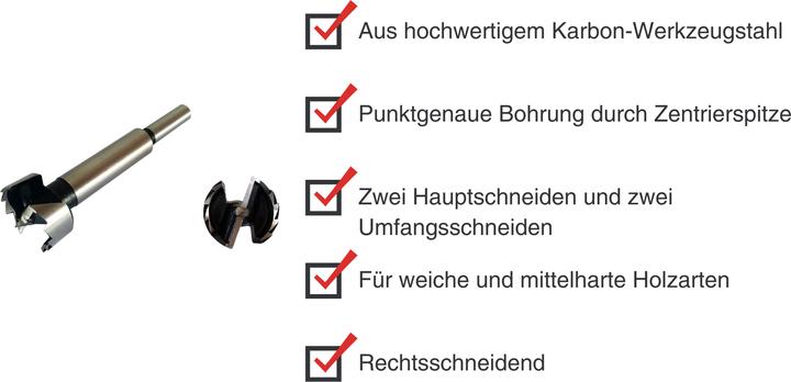 Actual product image Paulimot Forstnerbohrer Ø 28 x 90 mm (28 millimetres)
