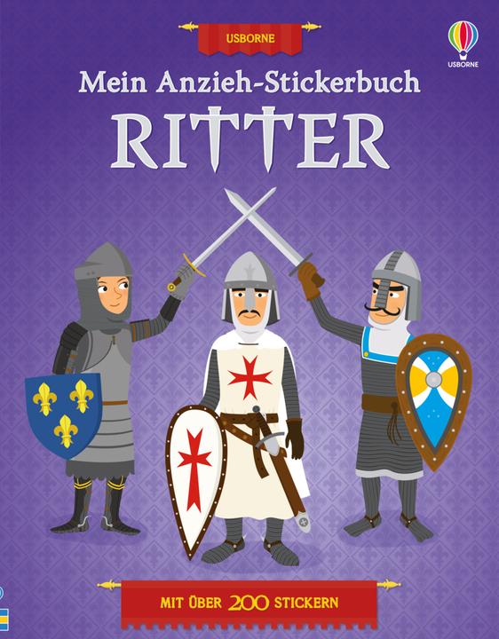 Actual product image Mein Anzieh-Stickerbuch: Ritter (German, Kate Davies, 2015)